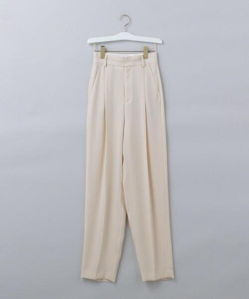 ＜6(ROKU)＞GEORGETTE TUCK PANTS