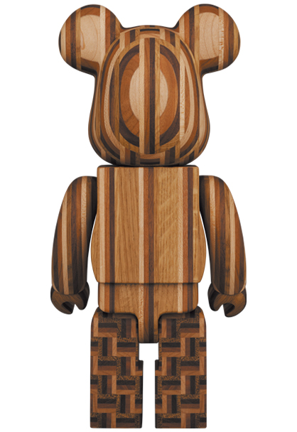 BE@RBRICK カリモク 寄木 2nd 400％