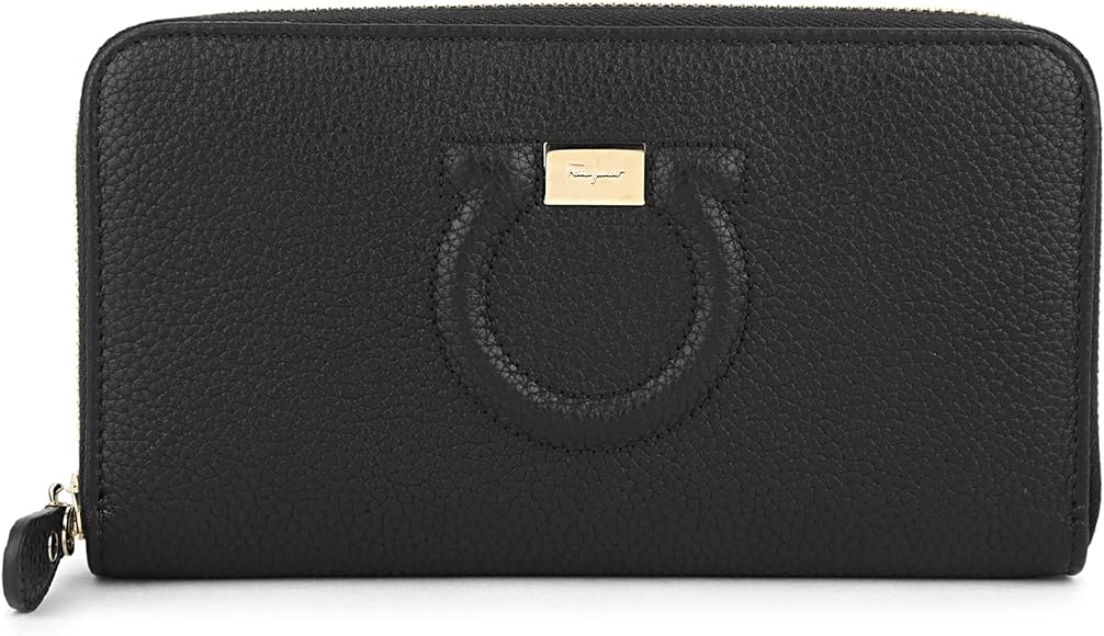 新品 フェラガモ FERRAGAMO 長財布 ジップアラウンドウォレット ブラック 黒