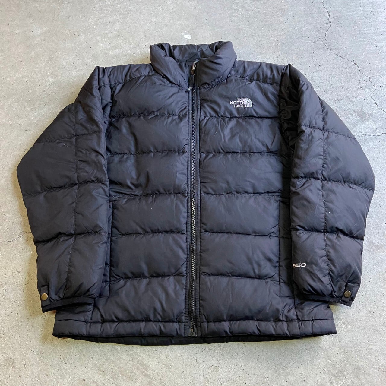 THE NORTH FACE ノースフェイス 550フィルパワー ダウンジャケット アウトドア キャンプ ライトグレー (レディース M)   P0140