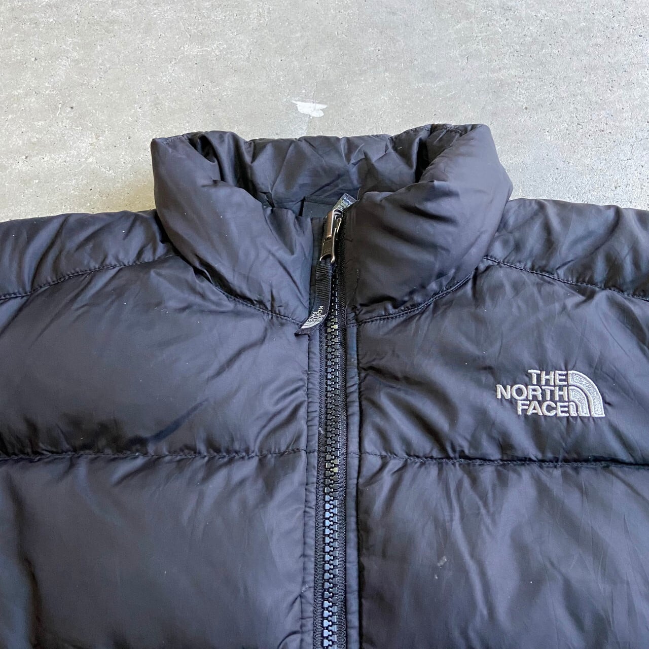 THE NORTH FACE ノースフェイス 550フィルパワー ダウンジャケット アウトドア キャンプ ライトグレー (レディース M)   P0140