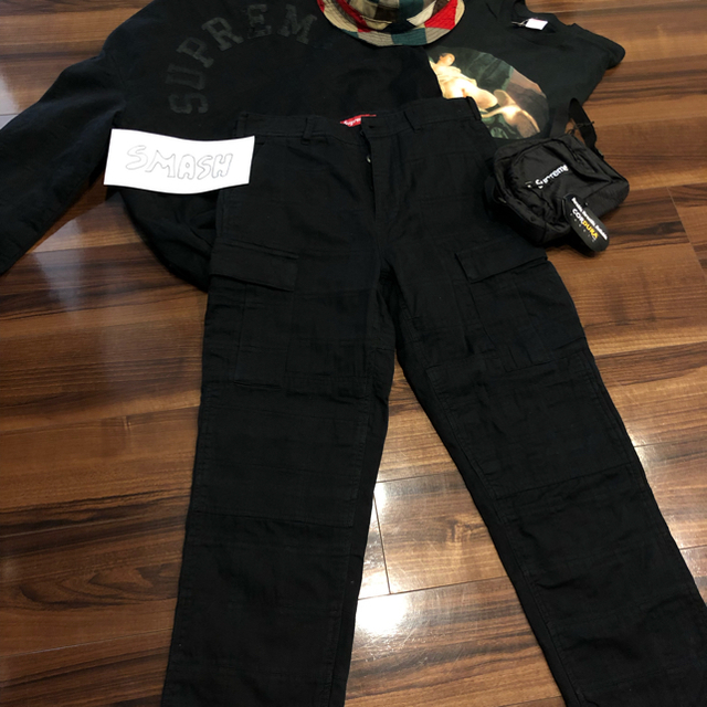 Supreme Patchwork Cargo Pants Black
