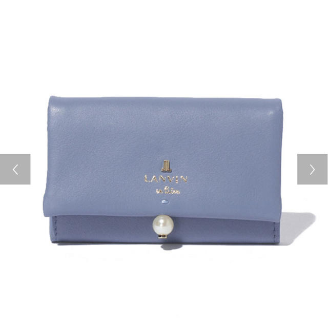 LANVIN en Bleu シャペル名刺入れ 値下げ交渉アリ