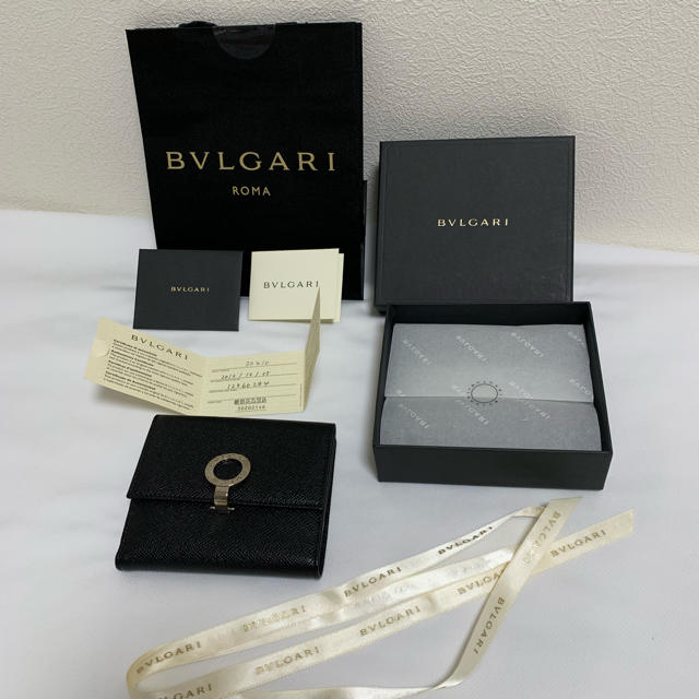 エイプリルフール特別価格★新品★BVLGARI２つ折り財布 93280円相当