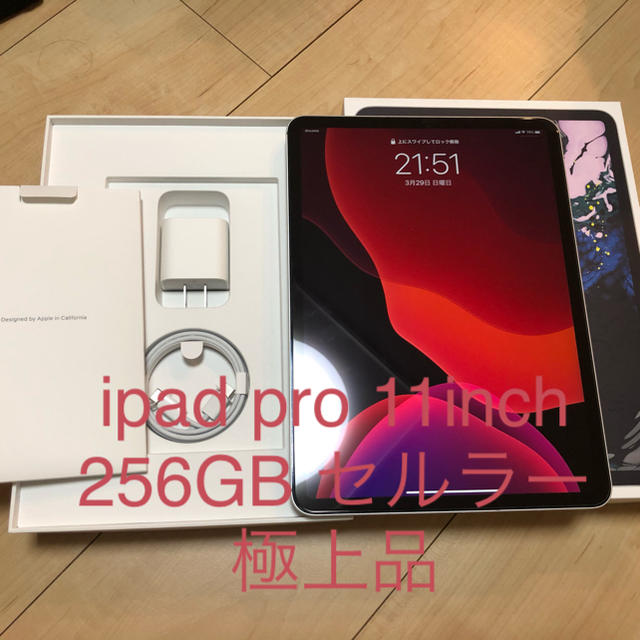 ipad pro 11インチ 256 セルラー  simフリー