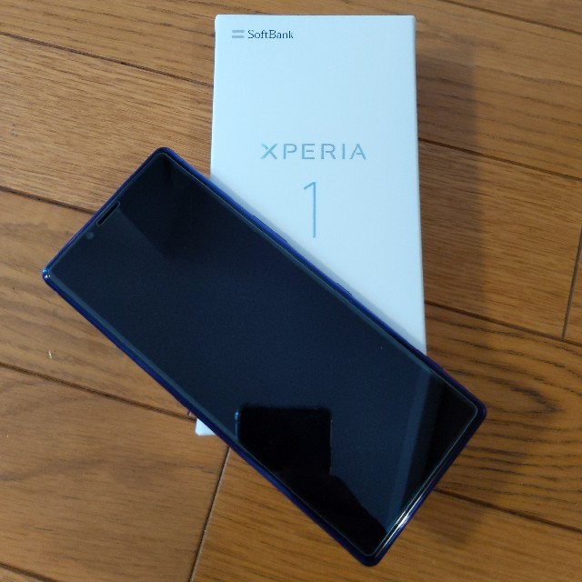 【ほぼ新品】XPERIA 1 パープル simロック解除済み 利用制限○