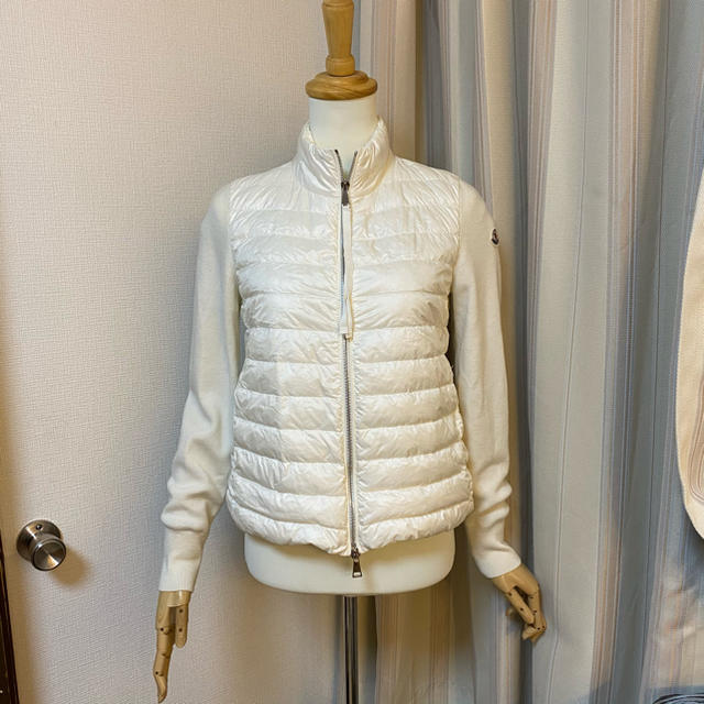 MONCLER TRICOT CARDIGAN XS オフホワイト