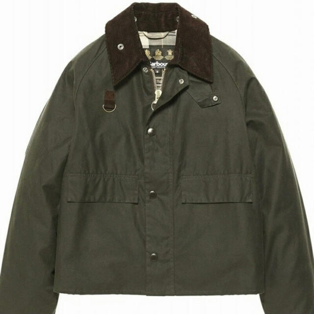 Barbour Spey Sage Green XS オイルドジャケット