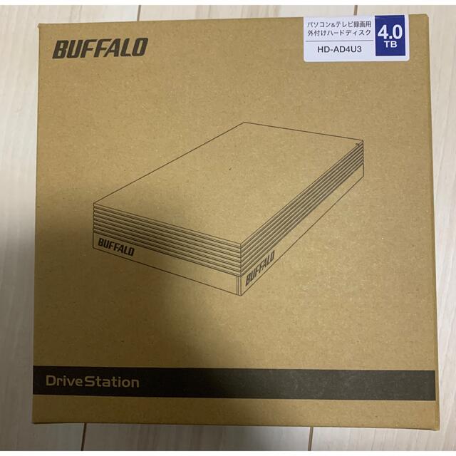 BUFFALO 外付けハードディスク　4TB