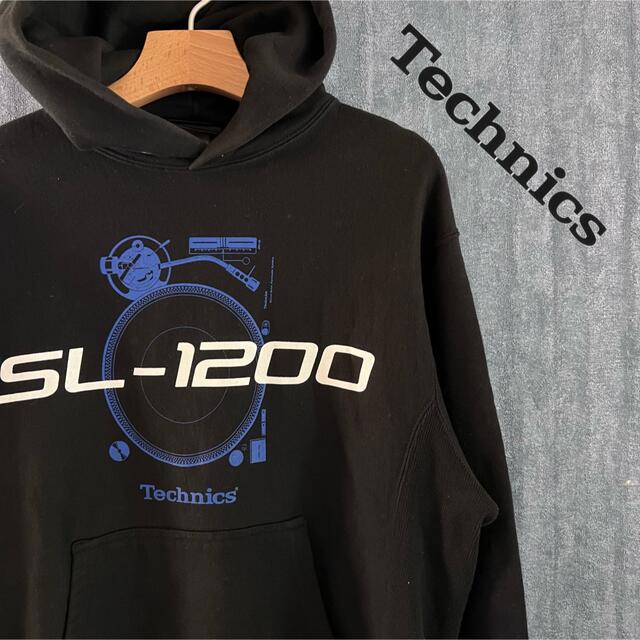 激レアTechnics SL-1200 リバースウィーブ　プルオーバー　パーカー