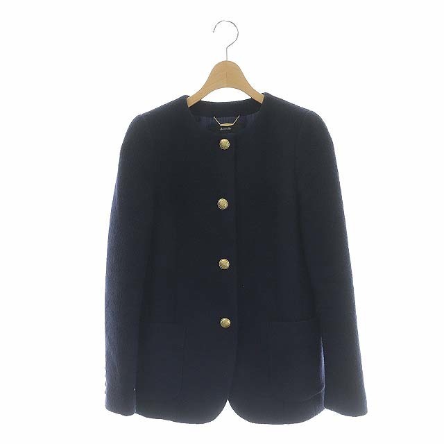 アルアバイル 21AW シープパイル ノーカラージャケット コート アウター