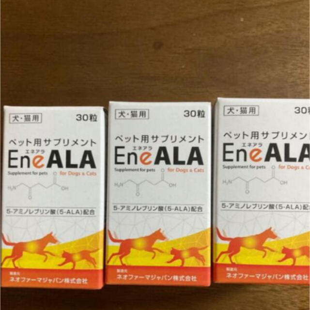 週末タイムセール　エネアラ5箱　犬猫用サプリメント新品