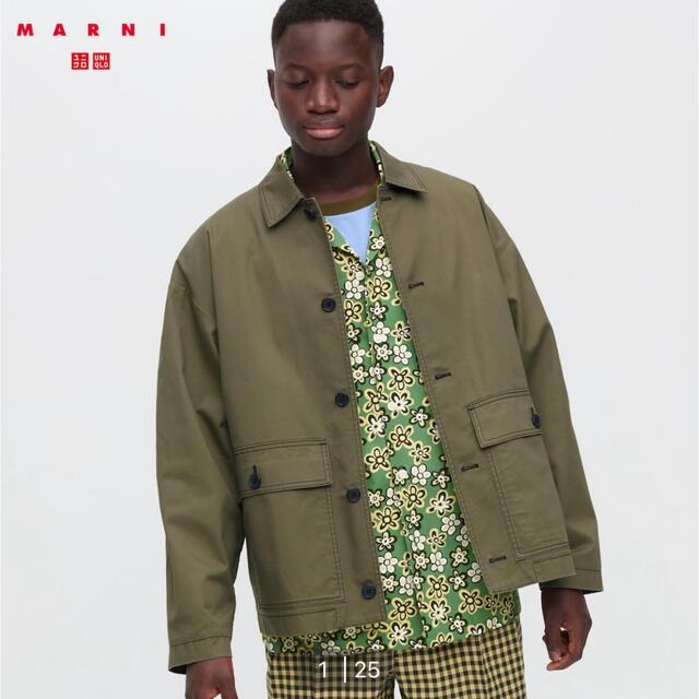 UNIQLO×MARNI オーバーサイズユーティリティージャケット