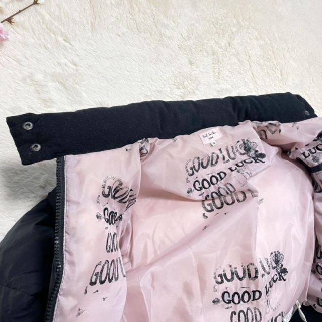 【PaulSmith】ポールスミスPink 内柄 うさぎ刺繍 ダウンジャケットM