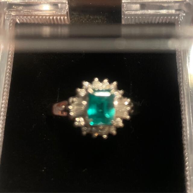 EMERALD0.78ctDiamond0.26ct Pt900