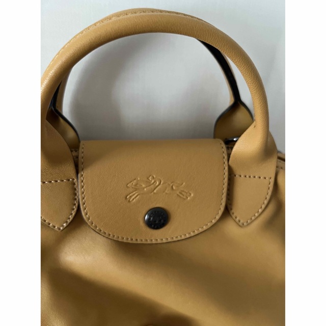 美品ロンシャン　2wayミニバッグ　ハニー