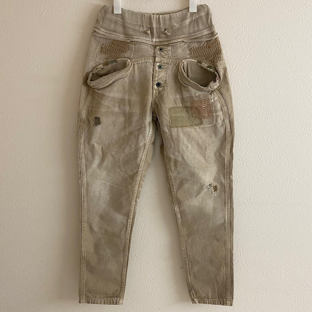 ひろみさま専用 KAPITAL KOUNTRY 刺し子パッチワークサルエルパンツ