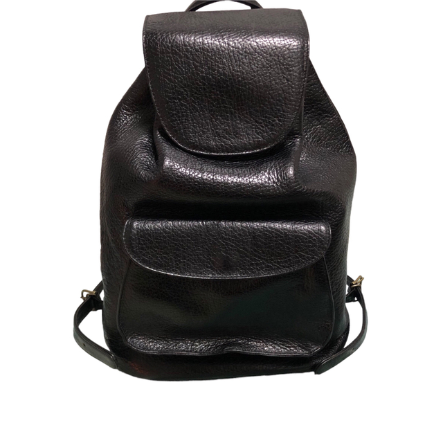 【美品】B.stuff ビースタッフ　レザーバックパック　レザーリュックブラック