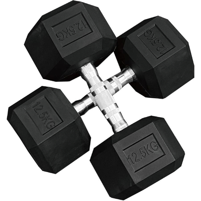 六角ダンベル 12.5kg 2個セット 筋トレ トレーニング