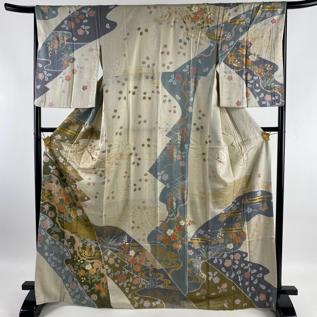 紬 身丈155.5cm 裄丈65cm 正絹 美品 名品