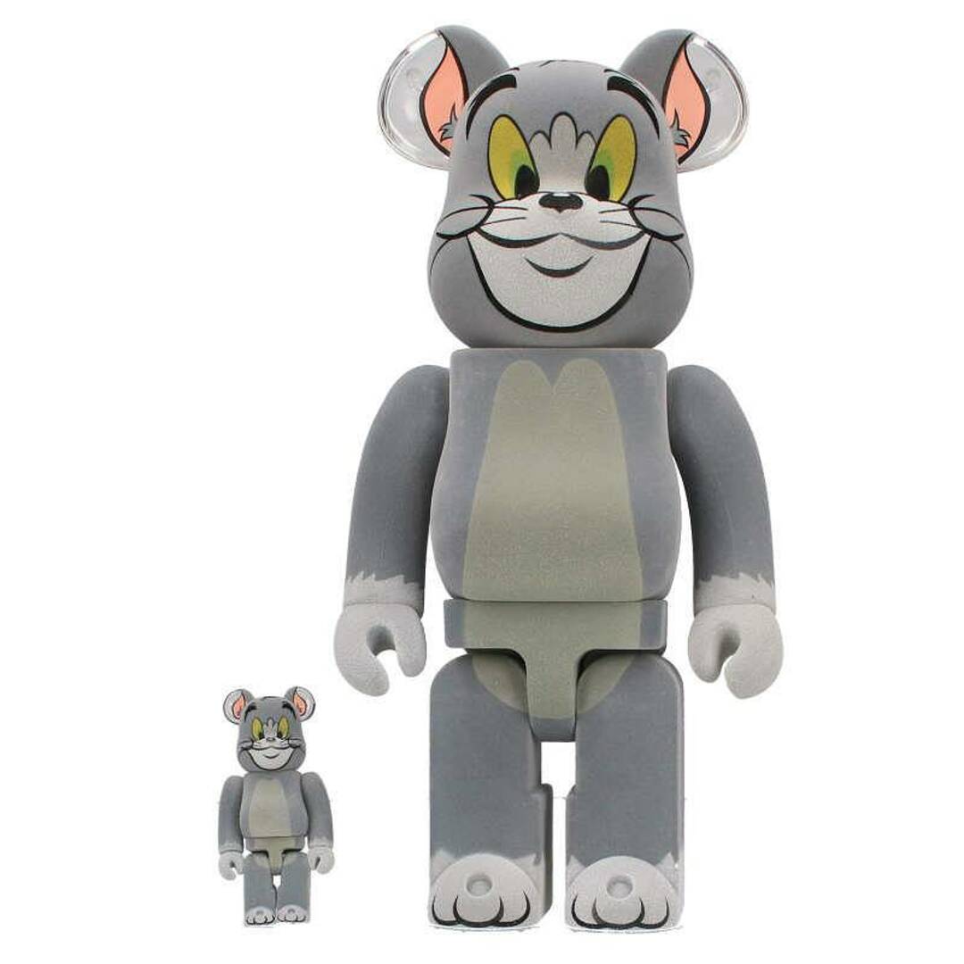 ベアブリック  Tom and Jerry Tom Flocky 100% & 400% Set トムフロッキー400% 100%セットフィギュア メンズ 400% 100%
