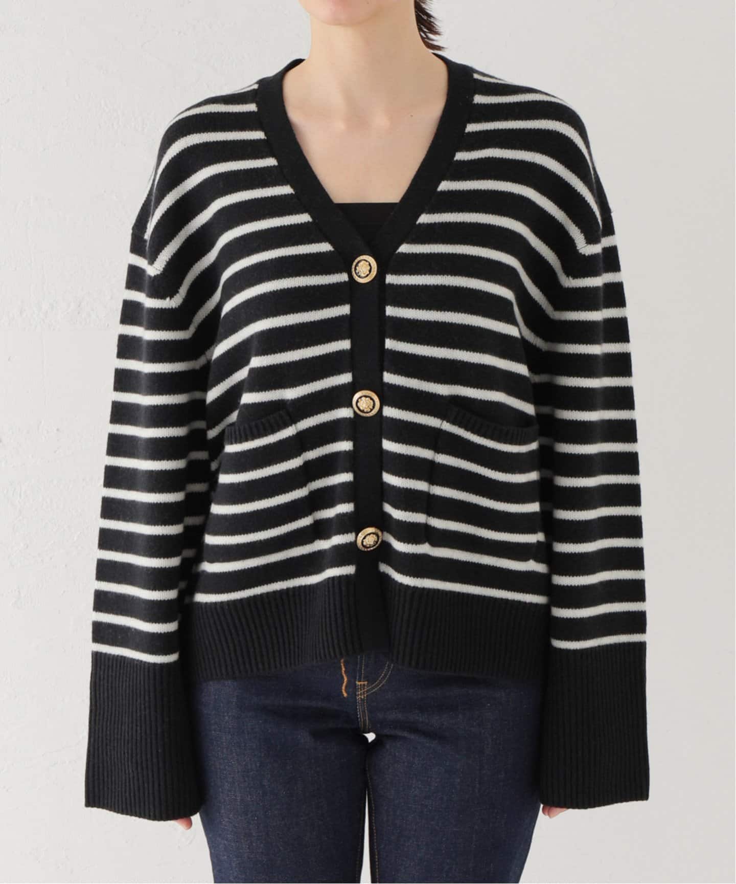 L'Appartement GOLD BUTTON V/N CARDIGAN