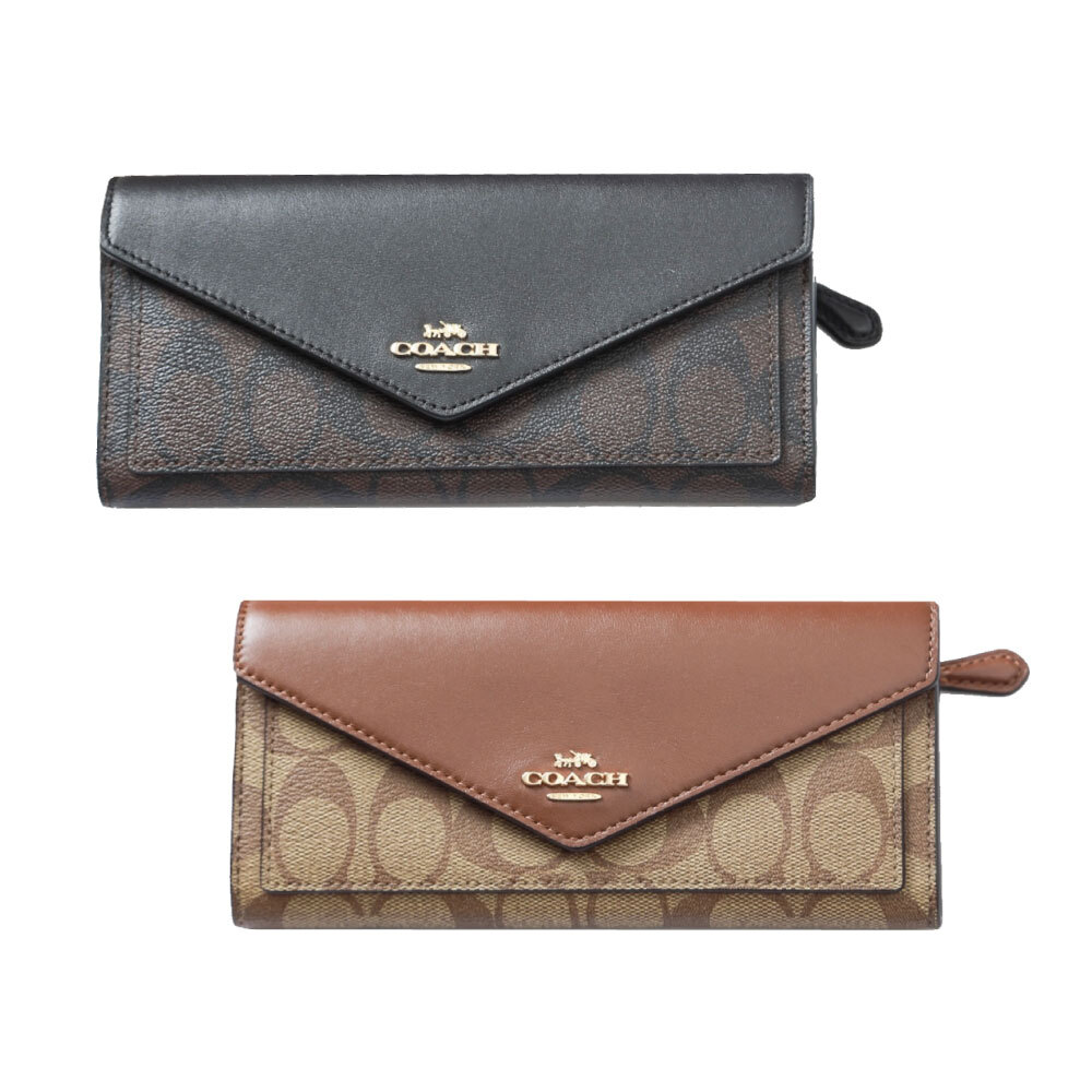 【新品】COACH コーチ 長財布 シグネチャー